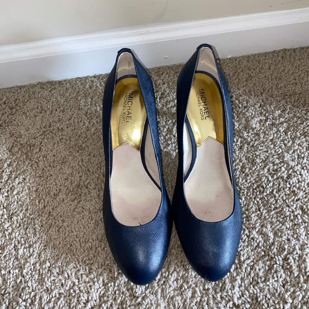 Navy Blue Micheal Kors Heels